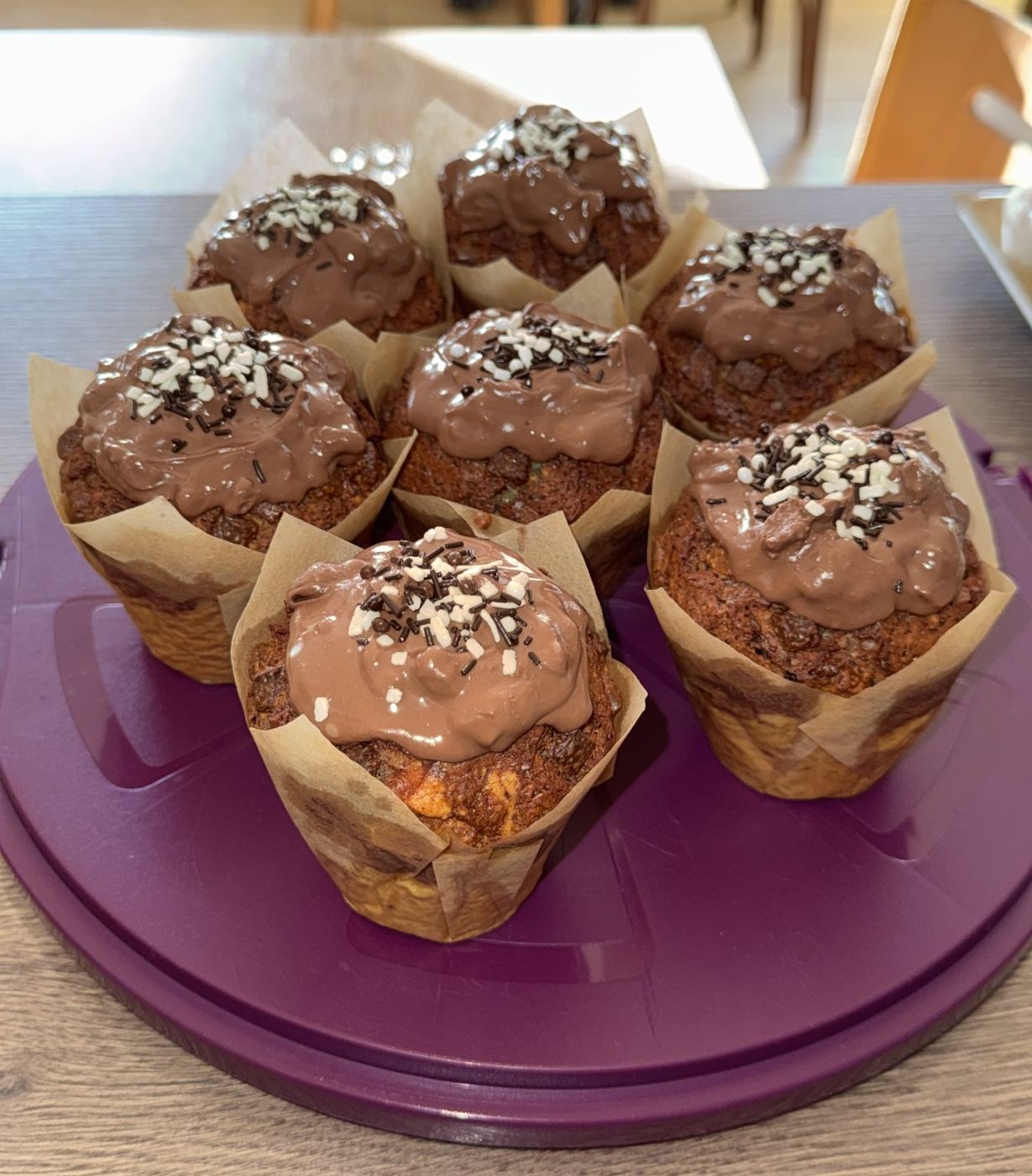 Hausgemachte Schoggi-Muffins